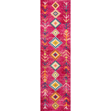 Tribal Love Geometric Area Rug